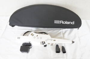 Roland ローランド Aerophone エアロフォン AE-10 電子楽器 PSD-100 アダプター ケース付き 3701171041