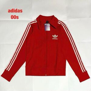 【新品】adidas　アディダス　トラックジャケット　3本ライン　刺繍ロゴ　トレフォイルロゴ　ユニセックス　タグ付き　00s　983457 AGC002