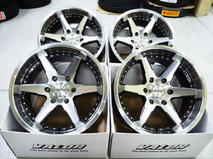 即納 カスタムサイズ 要オーバーフェンダー ディープコンケイブ VALOR DCR 18inch 6H139.7 9.0J+20 パラダ PA03 225/50R18 ハイエース