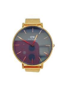 Daniel Wellington◆クォーツ腕時計/アナログ/-/BLK/GLD/ーー/DW00100161