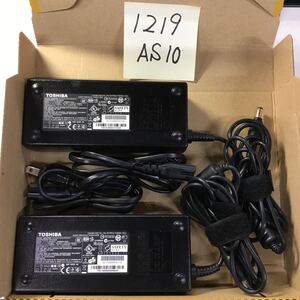 （1219AS10）送料無料/中古/TOSHIBA 東芝 トウシバ/PA5083U-1ACA(ADP-120ZB AB)/19V/6.32A/純正 ACアダプタ 2個セット