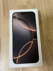 ●新品未開封●香港版　iPhone 16 ProMax 256GB●デザートチタニウム 新品ガラスフィルム カバー付き