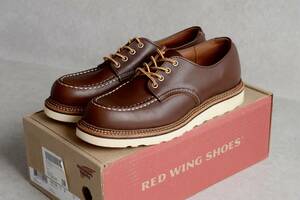 【箱付き極美品】【US9D】20年製 レッドウィング 8109 ワーク オックスフォード マホガニー ブラウン RED WING WORK OXFORD 【24092314】