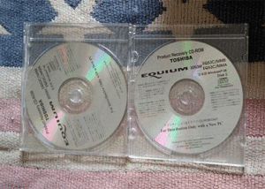 CD-ROM　東芝　EQUIUM　3050M　カスタム・リカバリCD　Disk1&2 ディスク良好 送料込