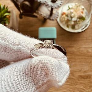 ◇ティファニー◇Tiffany&Co. ハーモニー ダイヤモンド リング 指輪 Pt950 プラチナ 3.2g D0.25CT ブランド