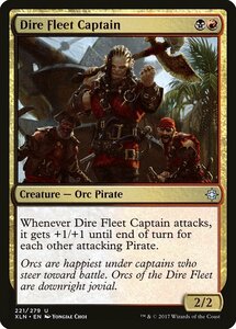 MTG ■金/英語版■ 《凶兆艦隊の船長/Dire Fleet Captain》★FOIL★ イクサラン XLN