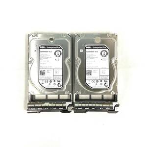 S6052760 DELL 4TB SAS 7.2K 3.5インチ HDD 2点【中古動作品】