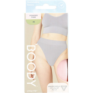 【まとめ買う】BOODY リヨライト リブ ハイレッグブリーフ Mサイズ パウダーピンク×7個セット