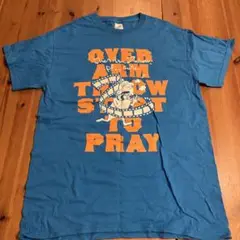 OVER ARM THROW GILDAN 青 M Tシャツ