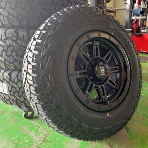 17インチ サーフ プラド FJクルーザー 新品 タイヤ ホイール 4本セット ヨコハマ ジオランダー X-AT 265/65R17 265/70R17 純正車高対応