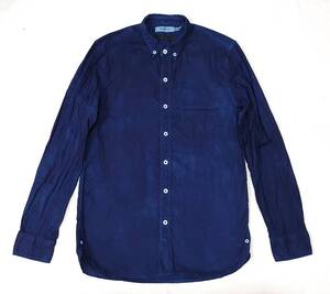 SOPHNET. × nonnative 2013 DWELLER B.D. SHIRT 0 琉球藍 琉球インディゴ ボタンダウンシャツ 藍染め ノンネイティブ ソフネット