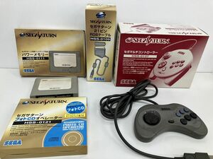 ゲーム周辺機器まとめ売り/ジャンク扱い/セガサターン コントローラ,21ピンRGBケーブル,パワーメモリー2点 等/計6点/動作未確認【G050】