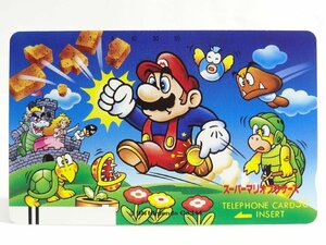 レアテレカ!! 未使用 テレカ 50度数×1枚 スーパーマリオブラザーズ Nintendo SUPER MARIO BROS [18]☆P