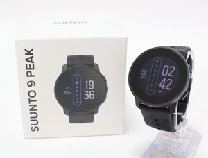 ◆ スマートウォッチ SUUNTO 9 PEAK ALL BLACK OW194 純正交換バンド付き ◆NHC09531　スント 9 ピーク オールブラック