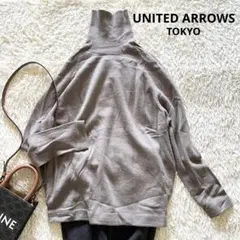 【美品】UNITED ARROWS 定番 タートルニット ウール エクリュ