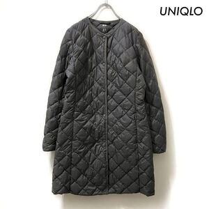 【送料無料】UNIQLO ユニクロ★ウルトラライトダウン インナーダウンコート チャコールグレー Sサイズ レディース