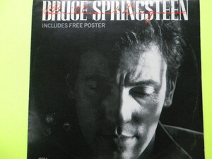 １２インチ（輸入盤）/BRUCE SPRINGSTEEN＜Brilliant Disgise/Lucky Man＞ポスター付　☆５点以上まとめて（送料0円）無料☆