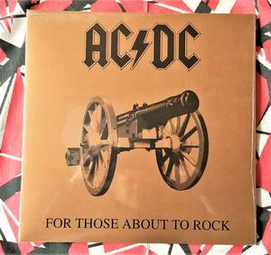 (新品・ LPレコード）AC/DC /180ｇ/2003年/For Those About to Rock We Salute You 悪魔の招待状　リマスター仕様　輸入盤