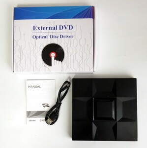 【1円即決です】外付け DVDドライブ 光学ドライブ USB3.0&Type-C両用 読み出し&書き込み 1円 TER01_1507