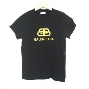 バレンシアガ BALENCIAGA 半袖Tシャツ サイズXS 578133 TEV48 - 黒 レディース クルーネック/半袖/春・夏物 トップス