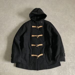 CROCODILE●やわらかヘリンボーン ウール ダッフルコート●クロコダイル