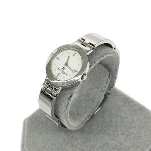 ◆Courreges クレージュ ヴィンテージ バングルウォッチ クォーツ◆Y151-0AG0 シルバーカラー SS レディース ウォッチ watch