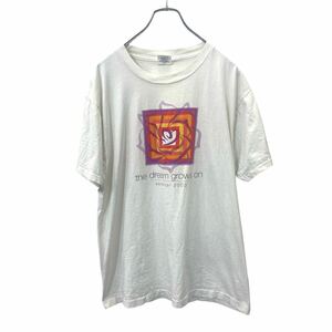 ALORE 半袖 プリント Tシャツ L サイズ アローレ ホワイト 古着卸 アメリカ仕入 t2408-3614