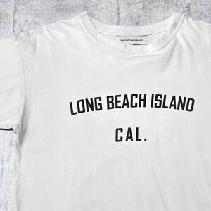 Various Timeless Arts Tシャツ ヴァリアスタイムレスアーツ　　日本製 ショート丈 LONG BEACH ISLAND CALIFORNIA ロングビーチ 柳10163