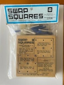 ＩQ テスターゲーム　SQUARES　　説明書あり　未開封