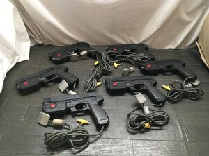 LL137 namco ガンコン6点まとめて NPC-103 PS1,2 プレステ 周辺機器 動作未確認 現状品 ジャンク扱/100