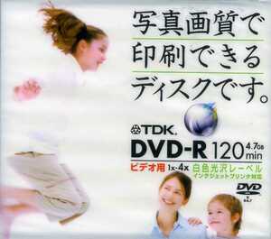 TDK　DVD-R for VIDEO　原産国 日本　ビデオモード対応　1回録画用　10mmケース　1枚パック　未開封新品　FUJIFILM 