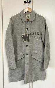 [WEIRDO] 16AW 定価41,800 PRISONER COAT プリズナー リネンコート M 日本製 WRD-16-AW-08 ウィアード