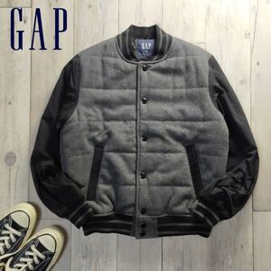 ☆GAP ギャップ☆ナイロン×ウール混 スタジャン Size（XXS) S1446