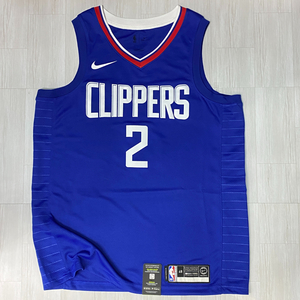 USA正規品 【S】 NIKE ナイキ NBA クリッパーズ LA Clippers カワイ レナード Leonard #2 オーセンティック バスケシャツ ロイヤルブルー