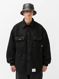 wtaps ダブルタップス WCPO 01 JACKET WOPO. SHGY BLACK 222WVDT-JKM03 ジャケット シャギー ブラック