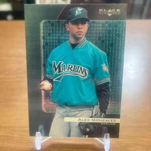 Alex Gonzalez 2000 Upper Deck UD Black Diamond MLB Baseball #35 Marlins カード