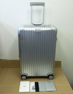 6804 売切り☆ 64L RIMOWA TOPAS 93263 TSAロック シルバー 920.63.00.4 4輪 スーツケース ビジネス トラベル 大容量 リモワ トパーズ