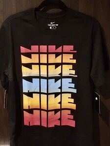 XXL☆NIKE グラデーション T-shirt ビックロゴ CV1999-010 新品未使用 送料込み グラデーションロゴ ゴツナイキ Tシャツ デカロゴ 80S 90S