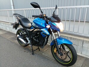 福岡県発 実働！　スズキ　ＧＩＸＸＥＲ １５０ ジグサー　NG4BG　走行距離表示14,185km　2017年モデル