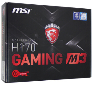 【中古】MSI製 ATXマザーボード H170 GAMING M3 LGA1151 元箱あり [管理:1050008486]