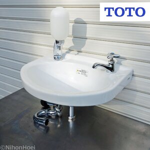 送料無料 ◆ TOTO 壁掛 手洗器 L30DM ホワイト ＃NW1 ◆ 水栓 せっけん入れ 店舗 飲食店