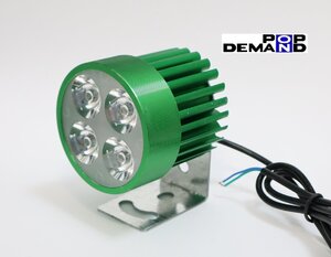 ◆即日発送◆汎用 緑 4連 LED フォグランプ 車外灯 DT200R DT200WR DT250 TDR250 TT250R TT250R Raid