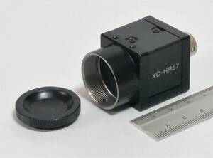 ★ ソニー/Sony　XC-HR57　白黒CCDカメラ　VGA　高速プログレッシブスキャン　1/2”　動作確認　美品　60fps～最高240fps　（送料410円～）