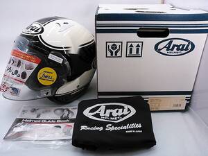 【送料無料】良品 Arai アライ SZ-F SZF BANDA バンダ Mサイズ 元箱付き ジェットヘルメット