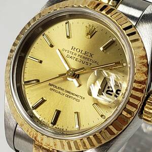 24横/18354/M114-663/OR200000 ROLEX 腕時計 ロレックス DATEJUST デイトジャスト Ref.69173 レディース 自動巻き