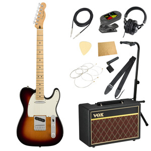 エレキギター 初心者セット フェンダー テレキャスター Player Telecaster MN 3TS VOXアンプ付き Fender ギター 入門 11点セット