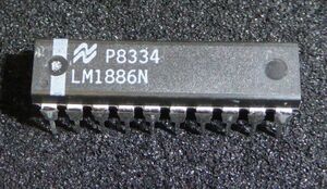 ■ 電子部品断捨離処分 「LM1886N」 Color Signal Encoder, Bipolar, PDIP20 ■