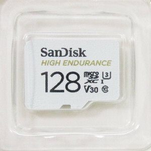 送料無料 128GB microSDXCカード マイクロSD サンディスク 高耐久ドライブレコーダー向 CL10 V30 U3 SDSQQNR-128G-GN6IA/3104