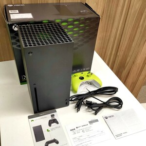 １円～■中古美品■動作確認済■ XBOX シリーズX 1TB SSD ブラック RRT-00015 ゲーム機/※外箱傷み有 フォーマット済み【4990】