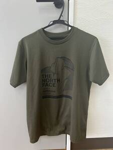 □2068 ノースフェイス THE NORTH FACE Ｔシャツ 服 オリーブ色 グリーン 半袖 Mサイズ 服